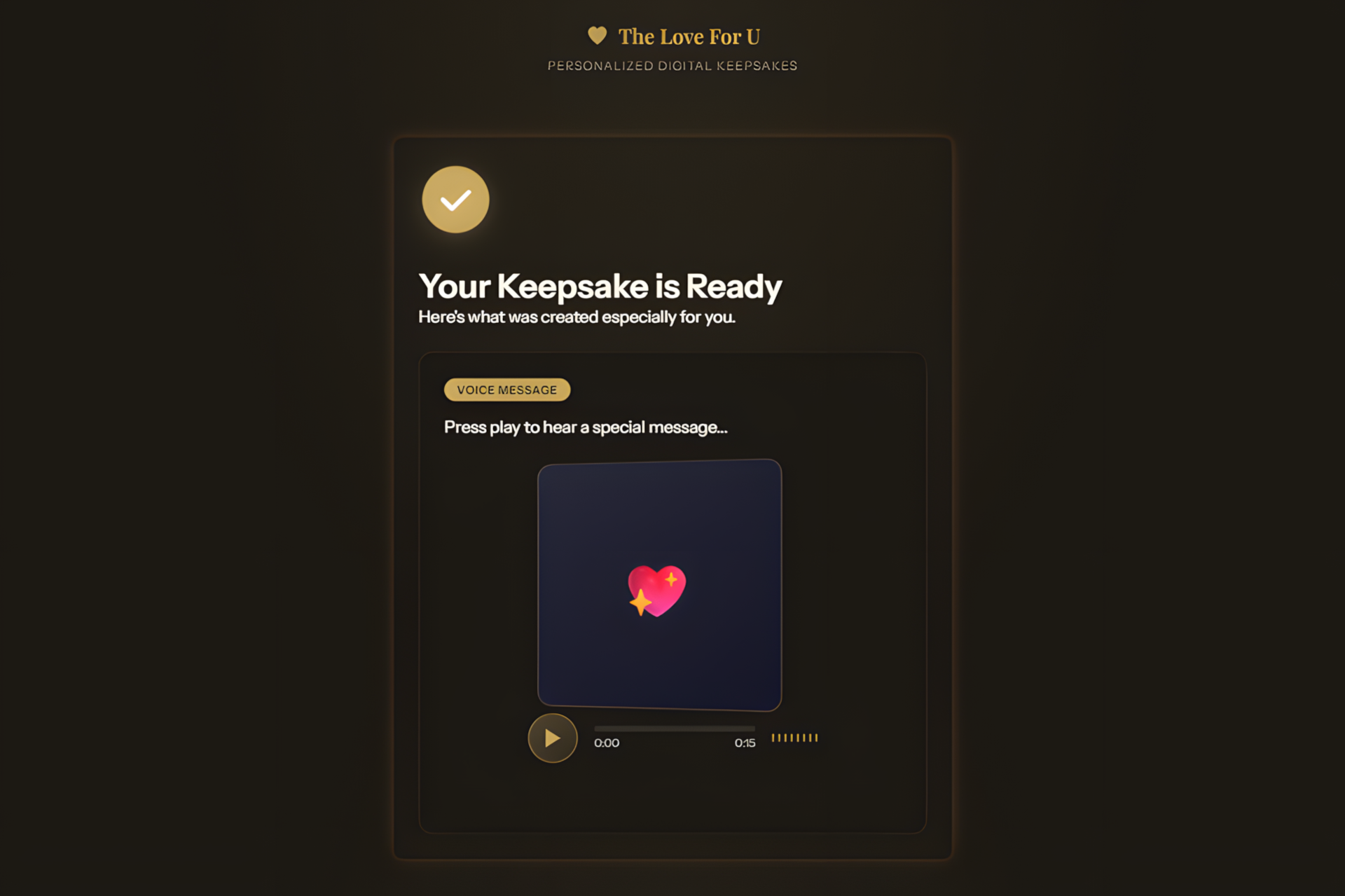 Voice Note Gift
