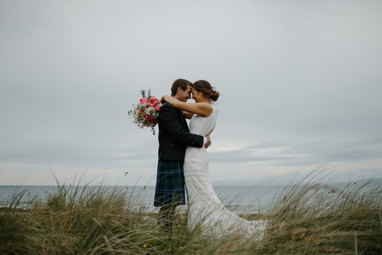 A wedding or proposal moment